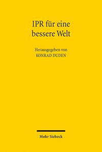 Produktbild: IPR f&uuml;r eine bessere Welt