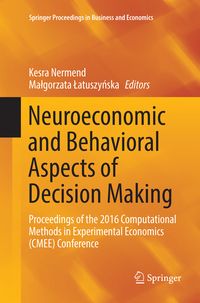 Produktbild: Neuroeconomic and Behavioral Aspects of Decision Making