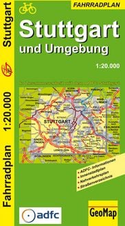 Produktbild: GeoMap Fahrradplan Stuttgart und Umgebung