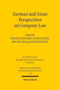 Produktbild: German and Asian Perspectives on Company Law