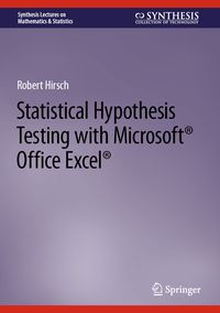 Produktbild: Statistical Hypothesis Testing with Microsoft &reg; Office Excel &reg;