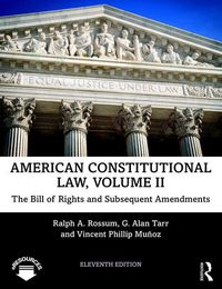 Produktbild: Rossum, R: American Constitutional Law, Volume II