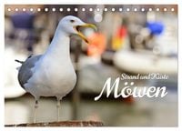 Produktbild: Strand und K&uuml;ste - M&ouml;wen (Tischkalender 2026 DIN A5 quer), CALVENDO Monatskalender