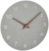 Produktbild: TFA Dostmann 60.3054.10 Quarz Wanduhr 29.7mm x 45mm Grau