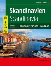 Produktbild: Freytag & berndt Autoatlas Skandinavien 1:200.000
