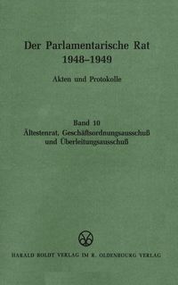 Produktbild: &Auml;ltestenrat, Gesch&auml;ftsordnungsausschu&szlig; und &Uuml;berleitungsausschu&szlig;