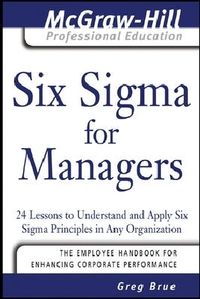 Bild vom Artikel Six Sigma for Managers vom Autor Greg Brue
