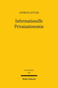 Produktbild: Informationelle Privatautonomie