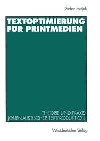 Produktbild: Textoptimierung f&uuml;r Printmedien