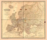 Bild vom Artikel Historische Karte: Europa 1832 [gerollt] vom Autor 