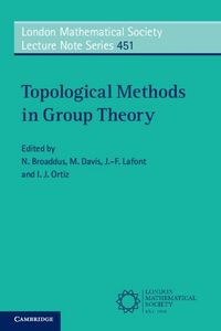Produktbild: Topological Methods in Group Theory