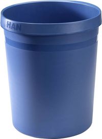 Produktbild: HAN GRIP KARMA 18198-16 Papierkorb 18 l (&Oslash; x H) 31.2 cm x 35 cm Recycling Kunststoff &Ouml;ko-Blau 1 St.