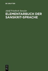 Produktbild: Elementarbuch der Sanskrit-Sprache