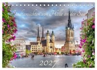 Produktbild: Stadtansichten von Halle an der Saale (Tischkalender 2027 DIN A5 quer), CALVENDO Monatskalender