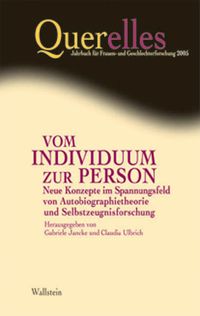 Produktbild: Vom Individuum zur Person
