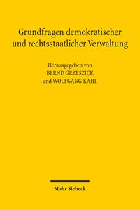 Produktbild: Grundfragen demokratischer und rechtsstaatlicher Verwaltung