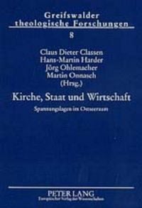 Produktbild: Kirche, Staat und Wirtschaft