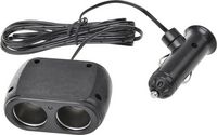 Produktbild: IWH Doppelsteckdose Belastbarkeit Strom max.=10A 12 oder 24 V/DC