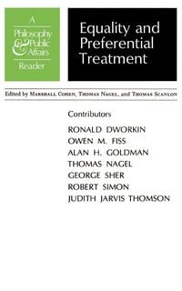 Produktbild: Equality and Preferential Treatment