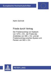 Produktbild: Friede durch Vertrag