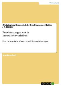 Produktbild: Projektmanagement in Innovationsvorhaben