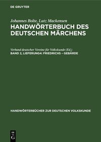 Produktbild: Friedrichs &ndash; Geb&auml;rde