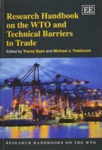 Produktbild: Research Handbook on the WTO and Technical Barriers to Trade
