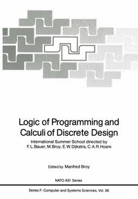 Produktbild: Logic of Programming and Calculi of Discrete Design
