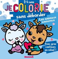 Produktbild: Les animaux amoureux : je colorie sans d&eacute;border : 2-4 ans