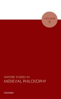 Produktbild: Oxford Studies in Medieval Philosophy Volume 6