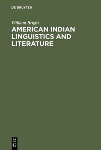 Produktbild: American Indian Linguistics and Literature