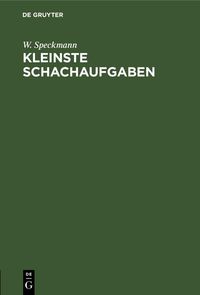 Produktbild: Kleinste Schachaufgaben