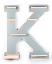 Produktbild: Wandregal  "Buchstabe K" f&uuml;r Toniebox