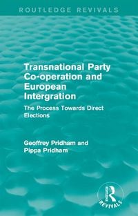 Produktbild: Transnational Party Co-operation and European Integration