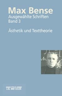 Produktbild: Max Bense: &Auml;sthetik und Texttheorie