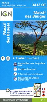 Produktbild: Massif des Bauges 1:25 000