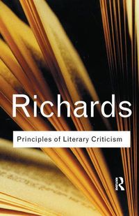Produktbild: Richards, I: Principles of Literary Criticism