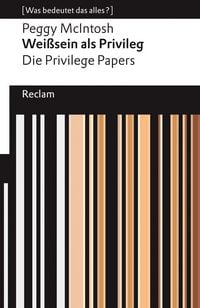 Produktbild: Wei&szlig;sein als Privileg. Die Privilege Papers