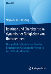 Produktbild: Routinen und Charakteristika dynamischer F&auml;higkeiten von Unternehmen