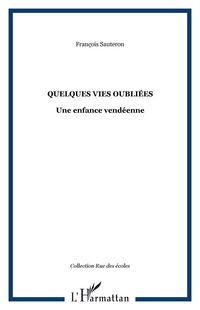 Produktbild: Quelques vies oubliees