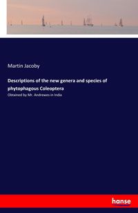 Produktbild: Descriptions of the new genera and species of phytophagous Coleoptera