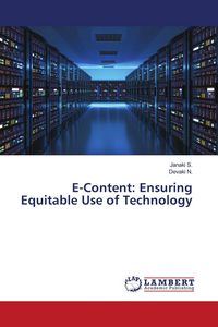 Produktbild: E-Content: Ensuring Equitable Use of Technology