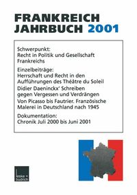 Produktbild: Frankreich-Jahrbuch 2001