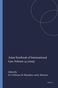 Produktbild: Asian Yearbook of International Law, Volume 15 (2009)