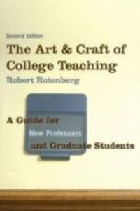 Produktbild: Rotenberg, R: The Art and Craft of College Teaching
