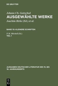 Produktbild: Kleinere Schriften. Erster Teil