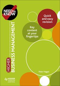 Produktbild: Need to Know: Higher Business Management