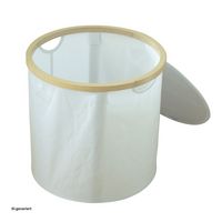 Produktbild: HTI-Living kleiner runder W&auml;schekorb Ilian Wei&szlig; kleiner runder W&auml;schekorb Ilian Wei&szlig;