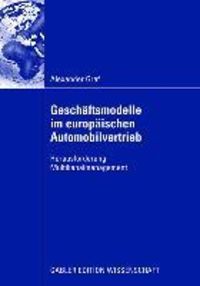 Produktbild: Gesch&auml;ftsmodelle im europ&auml;ischen Automobilvertrieb