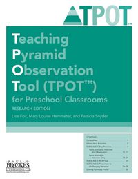 Produktbild: Teaching Pyramid Observation Tool (Tpot(tm)) for Preschool Classrooms, Research Edition